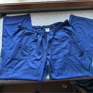 SCRUBS- Butter-Soft Women’s Drawstring Scrub Pants navy sz 2X NWOT